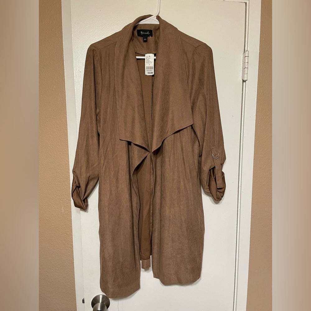 Women's Brown and Black Jacket